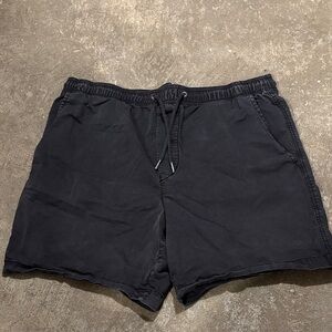American Eagle Black Casual Drawstring Shorts